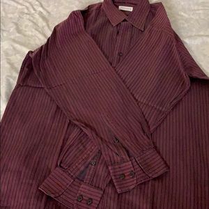 Long sleeve dark purple shirt